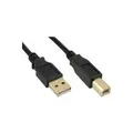 Produktbild: MicroConnect - USB-Kabel - USB Typ B (M) zu USB (M) - USB 2.0 - 5 m - Schwarz