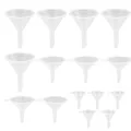 Produktbild: 15 Stück Mini Kunststoff, Küchentrichter Plastik, Labortrichter, Parfümtricht...