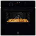 Produktbild: Electrolux Einbaubackofen Black Glass Line, Schwarz, Glas, A+, 59.5x59.4x56.0 cm, Digitaldisplay, Elektronikuhr, versenkbare Drehwähler, Backofenbeleuchtung, Pyrolyse-Selbstreinigung, Küchen, Küchenelektrogeräte, Backöfen