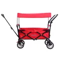 Produktbild: FUXTEC Bollerwagen CT-700 ROT Kinderwagen Strandwagen Gerätewagen Handwagen