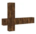 Produktbild: vidaXL TV-Wand 5-tlg. Wohnwand Räuchereiche Holzwerkstoff, (1-St)