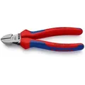 Produktbild: KNIPEX 70 02 160 SB Seitenschneider mit Mehrkomponenten-Hüllen schwarz atramentiert 160 mm