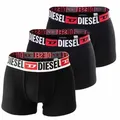 Produktbild: DIESEL Herren Boxershorts, 3er Pack - UMBX-DAMIENTHREEPACK, Trunks, Cotton Stretch Schwarz/Weiß M