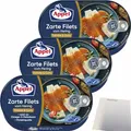 Produktbild: Appel Zarte Filets vom Hering Tomate & Curry 3er Pack (3x200g Dose) + usy Block