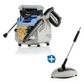 Produktbild: Kränzle K 1050 P im Round Cleaner SET UFO Hochdruckreiniger tragbarer Hochdruckreiniger im Set mit UFO Light 495014+41870