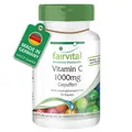 Produktbild: | Vitamin C 1000mg gepuffert - 90 Kapseln - hochdosiert - VEGAN - Calciumasco...