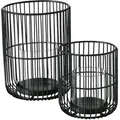 Produktbild: Metalllaterne Mit Glaseinsatz 14 - 20 Cm Cindy