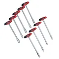 Produktbild: T-Griff Steckschlüsselsatz 9-tlg. Steckschlüssel Satz 6-14 mm Sechskantschlüssel