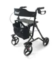 Produktbild: Drive Medical Leichtgewicht Rollator Torro Anthrazit bis 150Kg wiegt 6,9kg