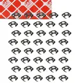 Produktbild: 40x febi Halter Haltefeder Bremsschlauch für VW SKODA VW vorne/hinten 4D0611715B