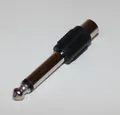 Produktbild: Audio-Adapter Chinch Klinke 6,3 mm Mono-Klinken-Stecker auf 1x Cinch-Kupplung