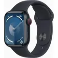 Produktbild: APPLE Watch Series 9 GPS + Cellular 41mm Midnight Aluminium Case with Midnight Sport Band - S/M
