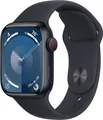 Produktbild: Apple Watch S9 LTE Mitternacht Alu 41mm Sportarmband Mitternacht S/M MRHR3
