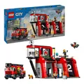 Produktbild: LEGO Feuerwehrstation mit Drehleiterfahrzeug