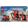 Produktbild: 60414 LEGO CITY Feuerwehrstation mit Drehleiterfahrzeug