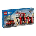 Produktbild: Lego® City 60414 Feuerwehrstation mit Drehleiterfahrzeug 7926529