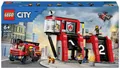 Produktbild: 60414 LEGO CITY Feuerwehrstation mit Drehleiterfahrzeug