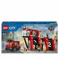 Produktbild: 60414 City Feuerwehrstation mit Drehleiterfahrzeug