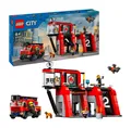 Produktbild: LEGO Bauset Feuerwache mit Lastwagen CITY 60414