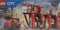 Produktbild: LEGO® City 60414 Feuerwehrstation mit Drehleiterfahrzeug - NEU in OVP