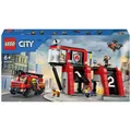 Produktbild: 60414 LEGO® CITY Feuerwehrstation mit Drehleiterfahrzeug