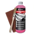 Produktbild: Veddelholzer Premium 500 ml Rostumwandler Gel Set inkl. Schleifvlies & Pinsel. Rostlöser, Rostschreck, Rostentferner für Metall, Auto, Motorrad, Fahrrad UVM. Effektive Alternative zum Rostlöser Spray