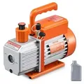 Produktbild: VEVOR Vakuumpumpe, 3,5 CFM, HVAC 1-stufige Drehschieber-Vakuumpumpe, für R134a R22 R410a Systeme, Auto-AC-Vakuumpumpen-Kit mit _lflasche, für die Wa