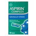 Produktbild: ASPIRIN Complex Granulat-Sticks 500 mg/30 mg 10 St.