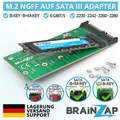 Produktbild: M.2 M2 NGFF auf 2,5 Zoll SATA 3 III Konverter Adapter Karte für B, M+B, B+M Key