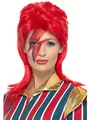 Produktbild: Smiffys Weltraum-Superstar-Perücke, Rot Halloween