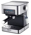 Produktbild: CAMRY CR 4410 Dampfkaffeemaschine, Kaffeemaschine mit Touchpanel, Leistung 850W, doppelter Stahlfilter, automatisches Abschalten, Zwei Thermostaten