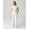 Produktbild: OPUS Jumpsuit MALVIE Relaxed aus nachhaltigem BCI Cotton Mix Denim beige 40
