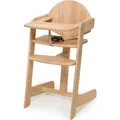Produktbild: GEUTHER Hochstuhl Filou Up natur | mitwachsend bis 85 kg | verstellbar, inkl. Essbrett & Sicherheitsgurt