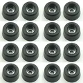Produktbild: Adam Hall Hardware 4903 M16 AH - 16er Set Gummifuß 20 x 9 mm schwarz im Beutel