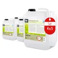 Produktbild: Höfer Chemie 4x 5 L Essigsäure 60% - optimaler Reiniger und Entkalker - Premium Qualität Made in Germany - frisch abgefüllt im handlichen Kanister
