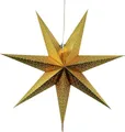 Produktbild: STAR TRADING Papierstern Papierstern Dot ca 70cm inkl Kabel Farbe GOLD 231-53