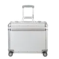 Produktbild: ALUMAXX Business Trolley GEMINI Reisetrolley Koffer Aluminium silber matt 45172
