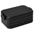 Produktbild: Mepal Take a Break midi – Limited Edition Schwarz / Black Edition – 900 ml Inhalt – Lunchbox mit Trennwand – ideal für Mealprep – spülmasc