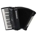 Produktbild: Hohner Bravo III 96 black Silent key - akustisches Akkordeon