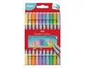 Produktbild: Faber-Castell Filzstift Pastell, (10-tlg), Doppelfasermaler