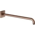 Produktbild: KEUCO Universal Brausearm 53088290402 Ausladung 450 mm, rotgold gebürstet, Wandanschluss, Rosette eckig