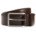 Produktbild: BOSS Ledergürtel Erman-L_Sz35 mit dezenter BOSS-Prägung auf der Schließe braun 85