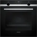 Produktbild: Siemens HB517GBS3 iQ500 A+ Einbau-Backofen, 60 cm breit, 71 L, cookControl10, 3D Heißluft, softMove, Hydrolytisch, Kindersicherung, edelstahl