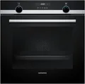 Produktbild: Siemens HB517GBS3, iQ500, Einbau-Backofen 60 x 60 cm, Hydrolytische Reinigungshilfe, lightControl für intuitive Bedienung, 3D Heißluft, cookControl10 Automatikprogramme, Schnellaufheizung, softMove