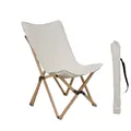 Produktbild: osoltus Holz Faltsessel Sessel Campingsessel (Beige, Stuhl) faltbar Hocker für Outdoor und Indoor