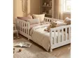 Produktbild: ecoMI Kinderbett mit Rausfallschutz inkl. Lattenrost, 90x200 & 80x160, Weiß & Natur, mit Rausfallschutz inkl. Lattenrost, 90x200 & 80x160, Weiß & Natur