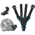 Produktbild: Motorrad Helmhalterung Kompatibel mit GoPro Insta360 DJI Action 6 5 Pro 180 Grad