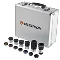 Produktbild: Celestron 94303 1,25 Zoll Okular- und Filterset - 14-teiliges Set in Metalletui mit Schaumstoffeinsatz, Silber