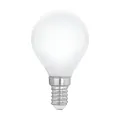 Produktbild: EGLO E14 LED Lampe dimmbar, Glühbirne Milky in Tropfenform, 4,5 Watt (entspricht 40 Watt), 470 Lumen, Leuchtmittel Tropfen warmweiß, 2700 K, Glühlampe P45, Ø 4,5 cm