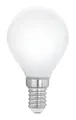 Produktbild: EGLO LED-Leuchtmittel Glühbirne Lampe Birne Dimmbar Glas Weiß E14 4,5 Watt